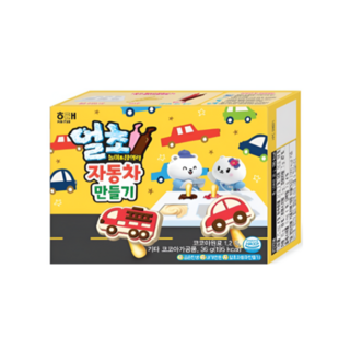 해태제과 얼초 자동차만들기 36g, 1개