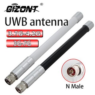 UWB-방수 전방향 기지국 고이득 유리 섬유 N Mal 안테나 3G-7G 3.7G-4.2G-3.5G-3.6G-4.8G-4900MHz 5G, 3.4-4.9G White 1PCS, 1개