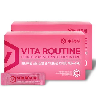 비타루틴 크리스탈 순수비타민C 1000 100p, 100g, 2개