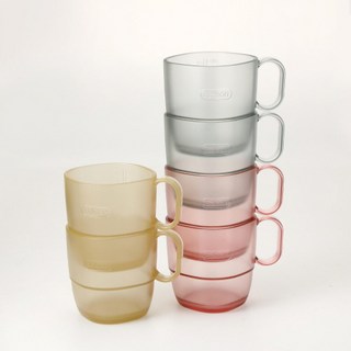 에디슨 에코젠 컵 2P 1+1, 240ml, 1세트, 핑크 +EE0120 2개