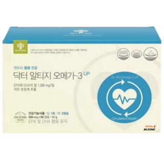 [JKLIVING] 작은 캡슐로 편하게 흡수가 용이한 rTG형 프리미엄 오메가3 엔트리 닥터 알티지 오메가3, 2박스, 30회분