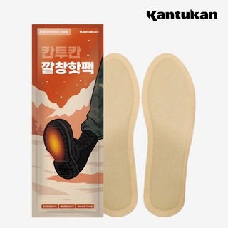 칸투칸 발열깔창 핫팩 여성용 중형 80g/230mm (2p), 30세트