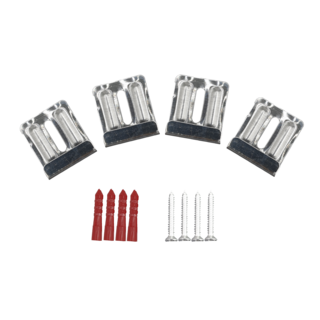 거울부속ㄷ자 4개1세트 욕실거울고정용핀 세면대거울 대형거울부착용