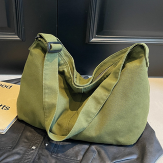 대용량 남녀공용 끈조절 가능한 지퍼잠금 무지 에코백