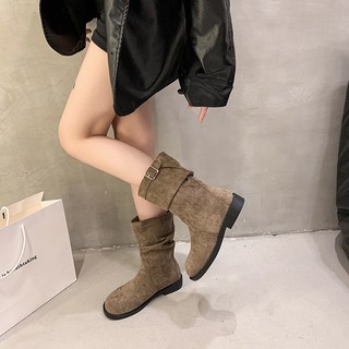 粗跟中筒靴騎士靴短靴馬丁靴