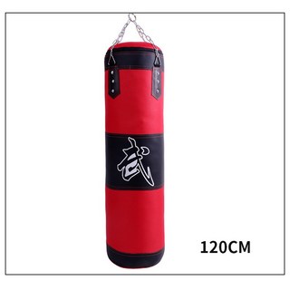 80-120CM高(送3配件)拳擊沙袋 吊式空心沙包 跆拳道牛津布拳擊 散打泰拳訓練實心拳擊 兒童成人適用, 標配120CM