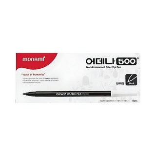 모나미 어데나500 컴퓨터용사인펜 1타스 12입, 12개