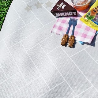 휴대용 캠핑매트 두툼한 야외 돗자리 방수 피크닉 등산 바닥, 오트밀_110X100cm