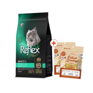 리플렉스 플러스 고양이 사료 유리너리 어덜트 +명태쫀드기 2개, 1개, 1.5kg, 닭