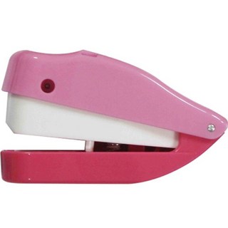 筆樂PENROTE 無針釘書機 環保安全 辦公文具 學生適用, 粉紅, 1個
