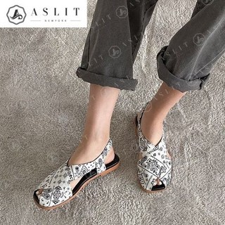 [애슬릿] 여성 토오픈 엑스 스트랩 밴드 슬링백 샌들