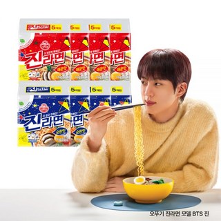 [4+4] 오뚜기 진라면 매운맛/순한맛/약간매운맛/진비빔면/스낵면/열라면/짜슐랭/참깨라면 외, 오동통면 (120gX5) 4개, 김치라면 (120gX5) 4개