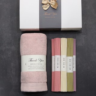 (자수X) 장타올 170g 30수 코마사+웰빙국수 800g세트, 챠콜, 1개