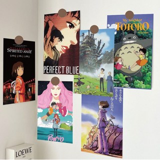 옐상 지브리 영화 감성 인테리어 벽꾸 포스터 12종세트, 1세트