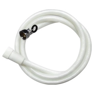 包紗塑膠軟管 塑膠沐浴管 蓮蓬頭軟管 PVC沐浴軟管, 白, 5m