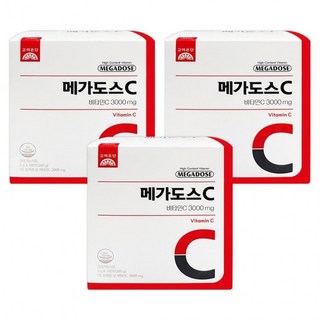 고려은단 메가도스C 비타민C 3000 3g x 100포 3개, 1개, 300g