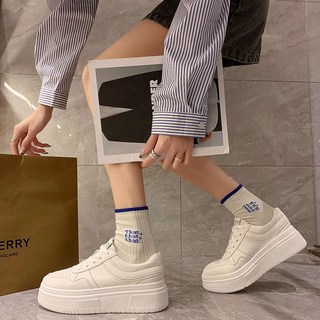 厚底小白鞋 新款百搭增高休閒女鞋