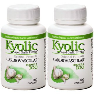 Kyolic 熟成大蒜萃取膠囊, 100顆, 2罐