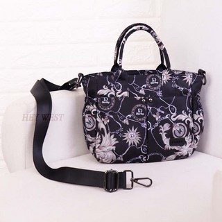 Derby 手提包/斜背包 防水尼龍 多格層 黑色 款號 5211