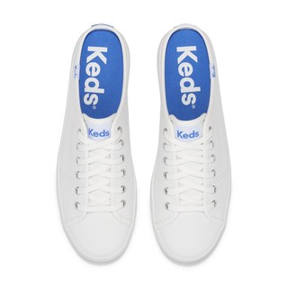 Keds KICKSTART 皮革小白鞋