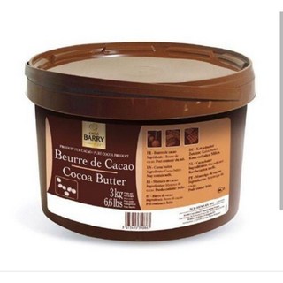 可可巴芮 可可脂 COCOA BUTTER 原裝1公斤 - 法國烘焙材料, 1個, 原裝3公斤