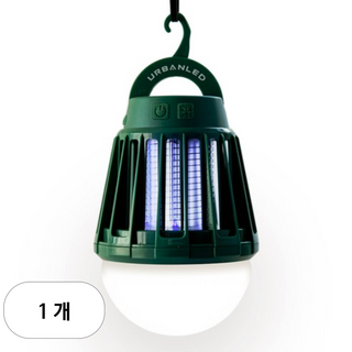 어반엘이디 모기퇴치기 캠핑랜턴 C타입, 딥그린, 1개
