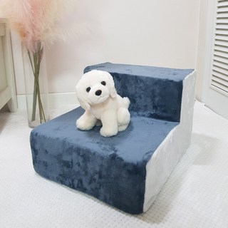 8DECO 강아지계단(스펀지포함) 펫스텝, 블루베이지, 1개