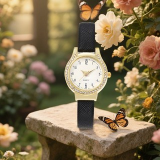 時尚優雅數位石英運動復古手錶，男女適用，禮物之選