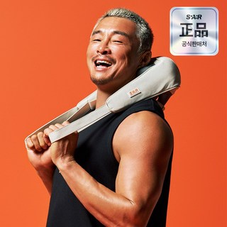 추성훈 스파알 포터블 목 어깨 마사지기 블랙라벨 2400, 블랙 라벨 1set