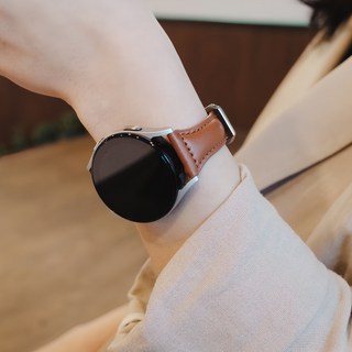 갤럭시 워치 호환 가죽 슬림 버클 스트랩 이미지