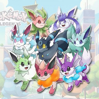 포켓몬 레전드 Z-A 에딧터 교환용 이로치 두목 스타팅 포켓몬 세트 희귀 포켓몬 교환 지원, 1개, 6.이브이 실전세트, 포켓몬Z-A