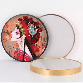 이리사 원형 보석십자수 전용액자 주문제작 고급형 원목프레임 비규격 맞춤제작, 원형3, 1개