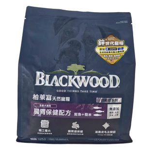 BLACKWOOD 全齡犬 天然寵糧 功能性腸胃保健配方 鮭魚 + 糙米, 腸道健康/乳酸菌, 4.5lb, 1袋