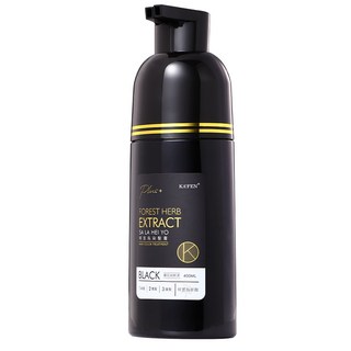 卡氛 KAFEN 何首烏染髮膏，居家染髮推薦，多色可選，染髮同時護髮，髮色自然持久, 純粹黑, 1個