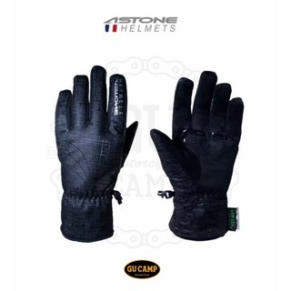 ASTONE W113 防水防風騎士手套 黑色, S