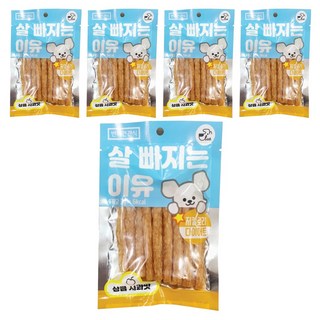 살빠지는이유 저칼로리 덴탈 강아지간식 15p, 사과, 50g, 5개