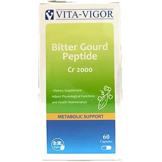 維格醣肽平專利苦瓜胜肽膠囊, 1個, 60顆
