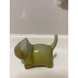 神垕原礦炭燒鈞瓷福貓擺件，尺寸約8cm高, 如圖所示, 1個