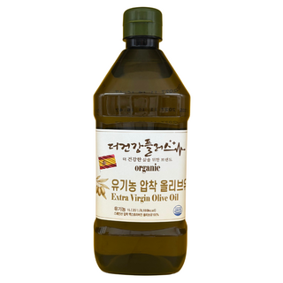 더건강플러스 유기농 최상급 엑스트라버진 올리브유 스페인산 저산도 (0.3대), 1개, 1L