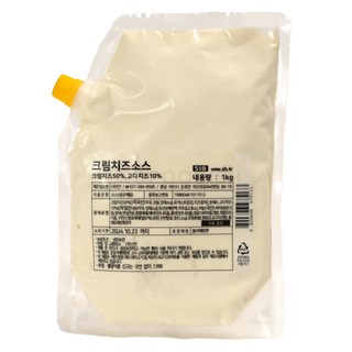 선인 크림치즈소스 (아이스포장포함) 푸디쉬, 1kg, 1개