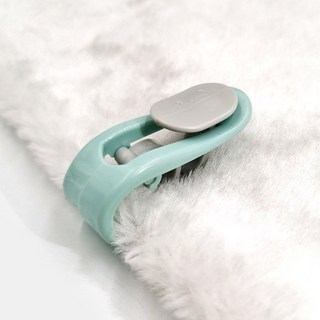 10p/20p 1초 시트 고정 클립 이불 밀림방지 매트리스 커버 집게 패드 홀더, 10개, 그린