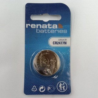 renata CR2477N 鋰電池 鈕扣電池 (單顆裝), 1個