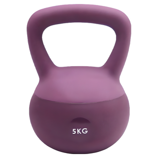 磨砂壺鈴 2-12公斤, 1個, 紫色, 5kg