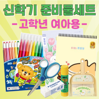 신학기 문구용품세트, 1개, 고학년 여아