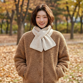 R Succeed I 여성 겨울 따뜻한 목도리 소프트 데일리 에 베이직 머플러