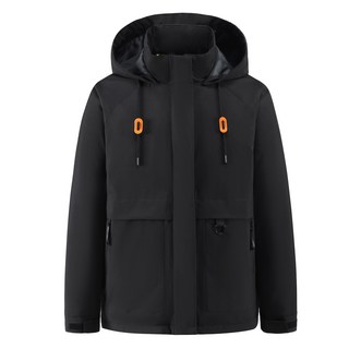 戶外防水登山情侶款工裝寬松休閑連帽保暖棉服短款運動外套