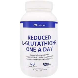 My Life [미국빠른직구] 마이라이프 내추럴스 Reduced L-글루타치온 원어데이 기타 아미노산, 1개, 120정