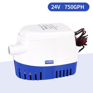 12V/1100GPH 自動艙底泵 潛水泵 游艇快艇排水泵, 1個, 24V750GPH藍底自動泵