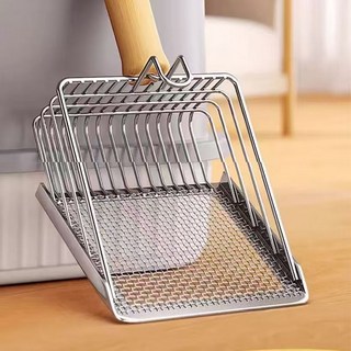 거와스 걸이형 스텐 고양이 모래삽, 1개