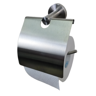 신사공간 덮개형 휴지걸이 올스텐304 고급형, 무광실버, 1개